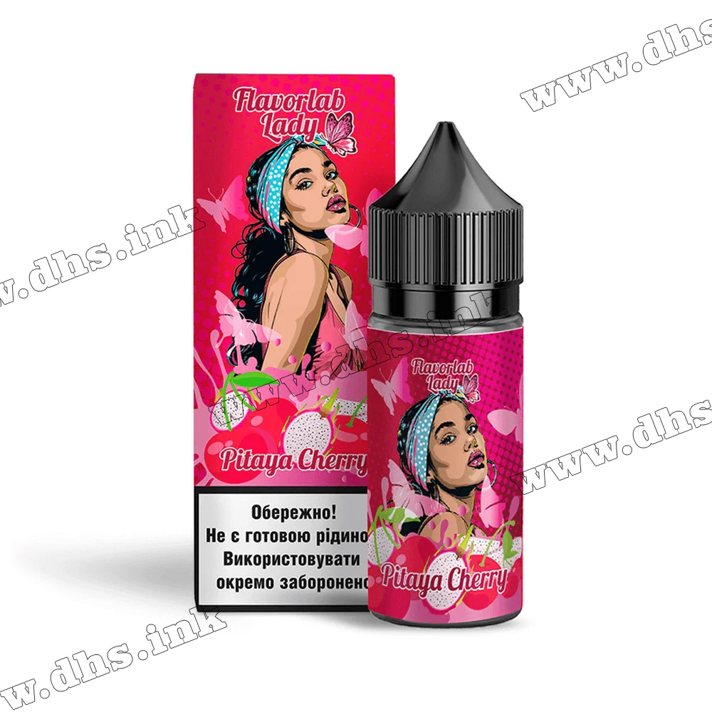 Набір для самозамісу Flavorlab Lady Salt 30 мл (50 мг) - Pitaya Cherry (Пітахая, Вишня)